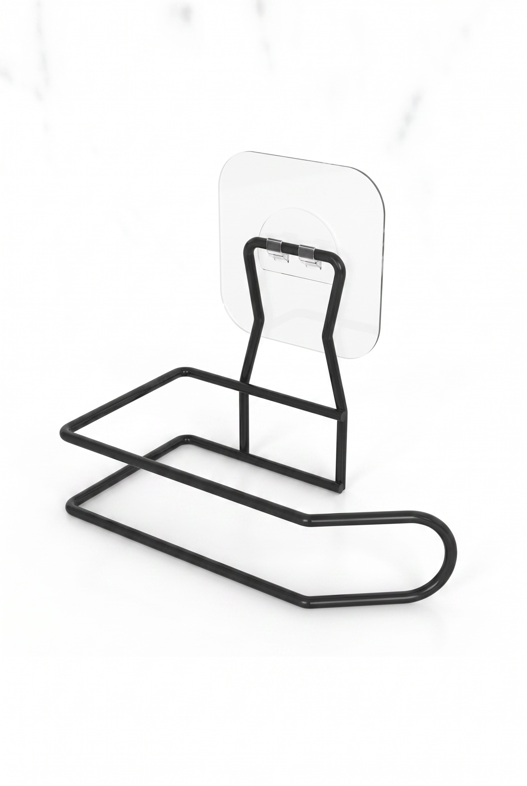 Filora Home Single Toilet Paper Holder — on white background – studio shot