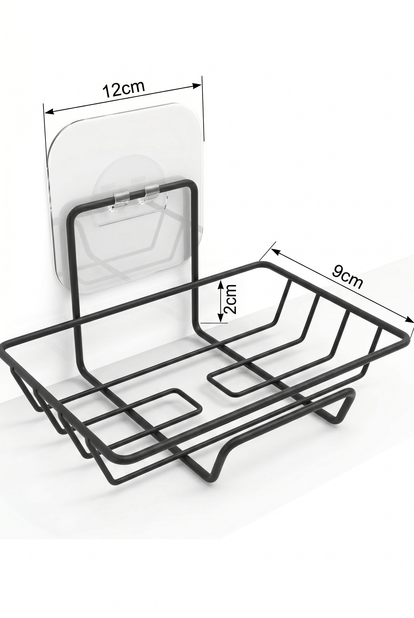 Filora Home Soap Dish & Sponge Holder — product dimensions and measurements