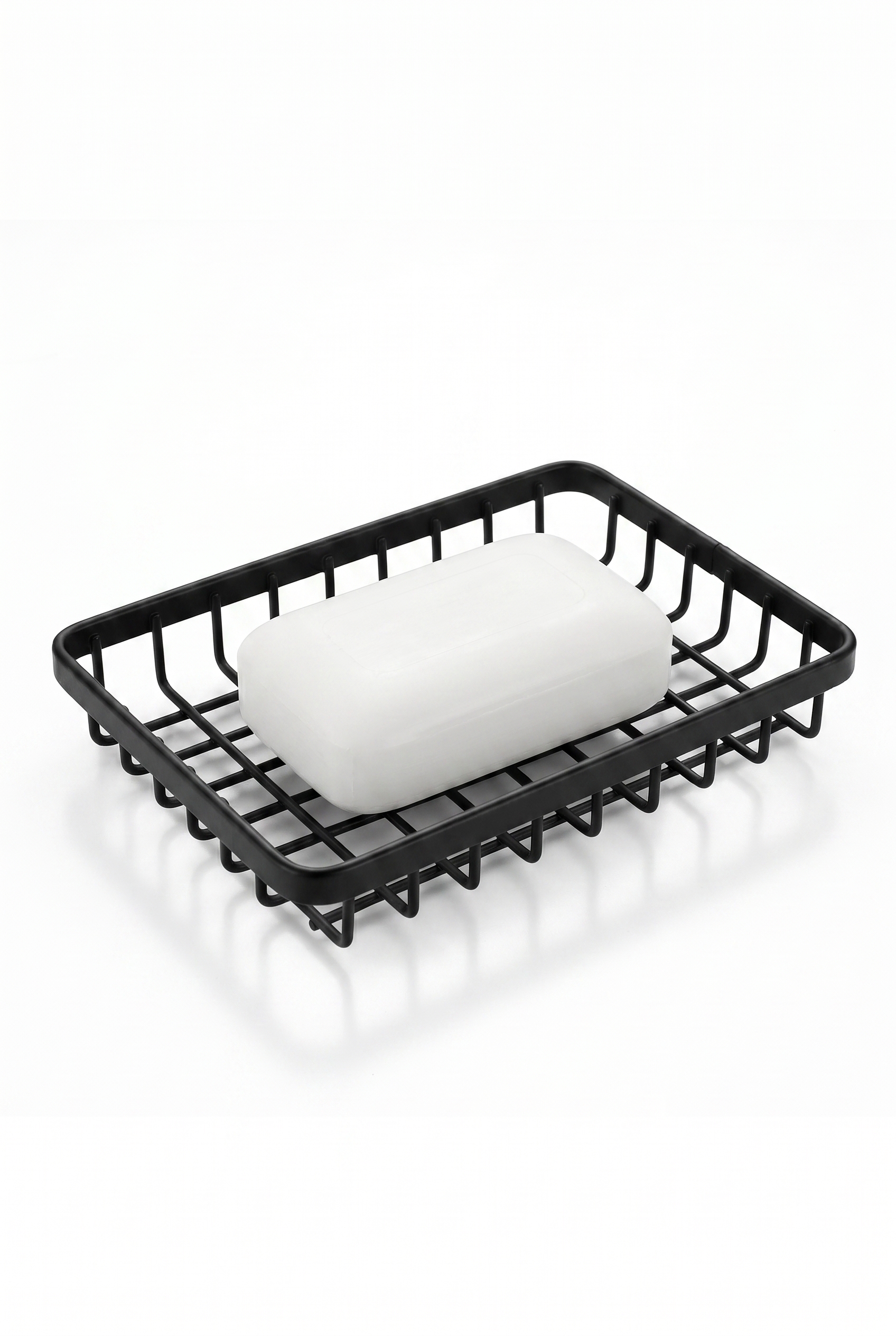 Filora Home Soap Dish & Sponge Holder — on white background – studio shot